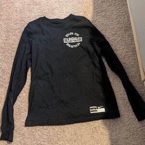 Nike Black Long Sleeve Strive For Greatness Shirt Size M